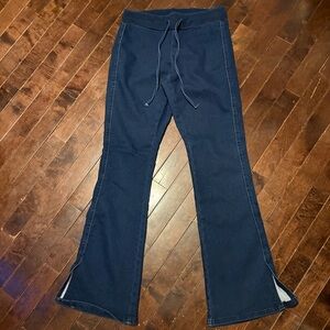 Vanilla Star Dark Blue Flare Jeans